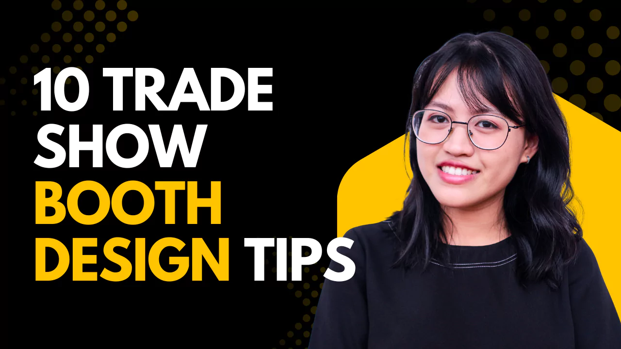 Creative and engaging trade show booth design with interactive displays and high foot traffic