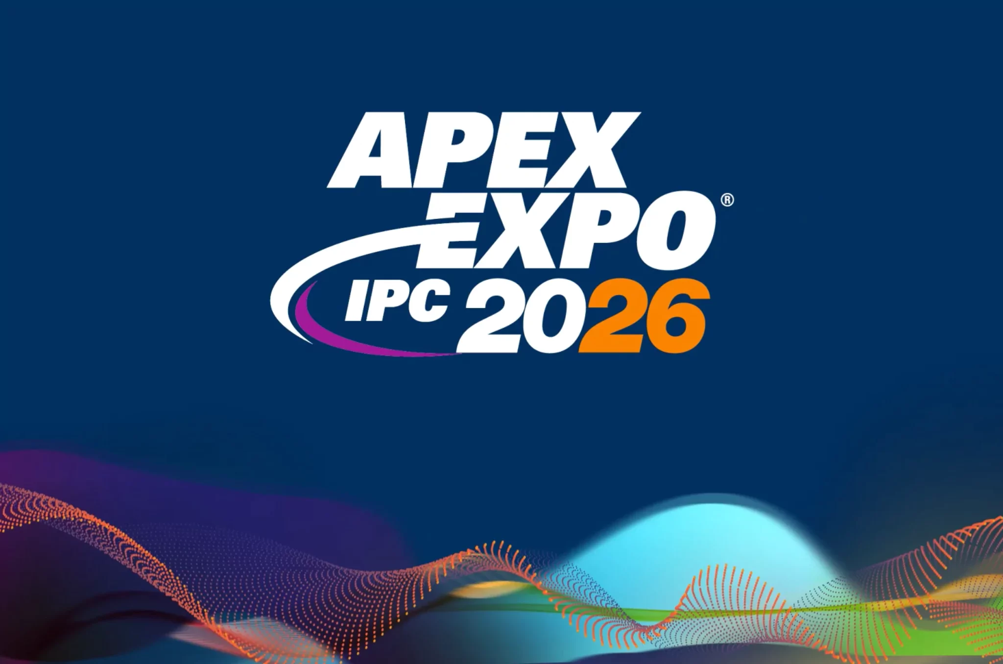 Attendees exploring innovative PCB and electronics manufacturing solutions at IPC APEX EXPO 2026 trade show floor.