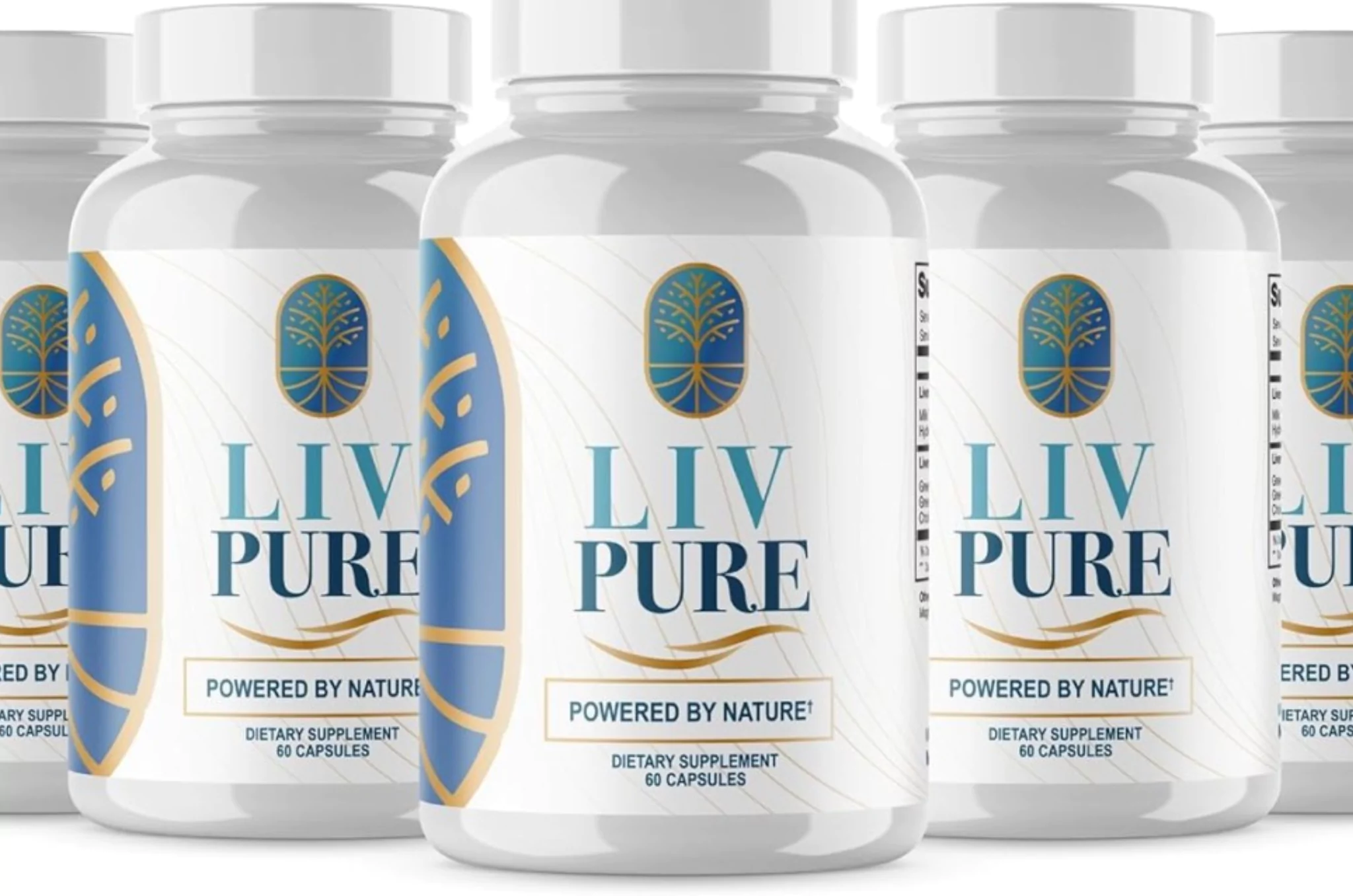 Liv Pure supplement bottle displayed with natural liver detox ingredients like turmeric and silymarin, promoting weight loss and liver health in 2025.